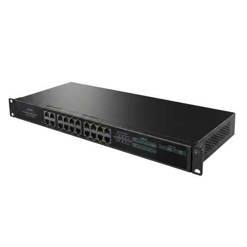 Serveur de périphériques série 16 ports en rack, 4 ports LAN (POE en option)