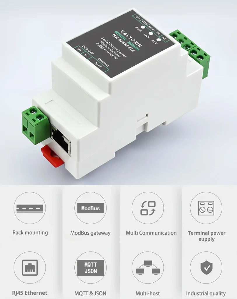 1CH-RS485-ETH 1-Port RS485 to Ethernet Serial Device Server