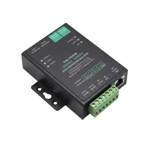 Industrieller serieller 2-Port-Geräteserver & Modbus-Edge-Knoten
