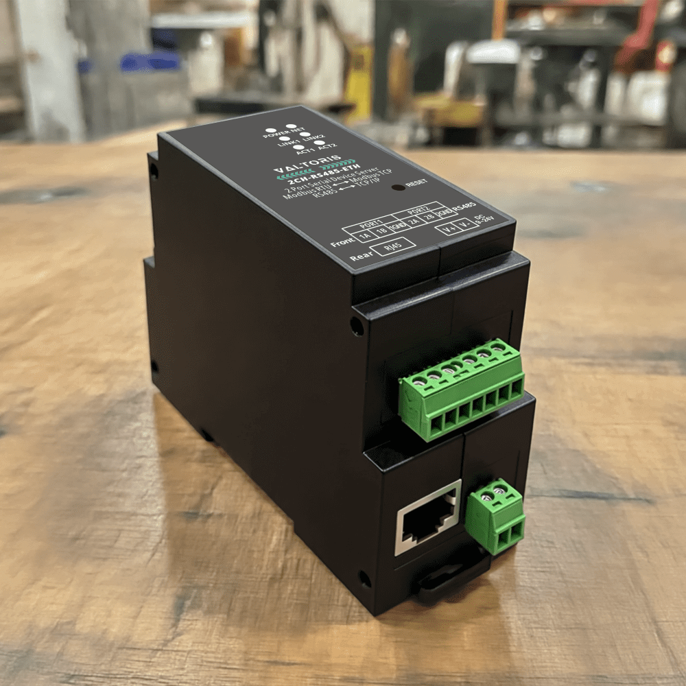 Valtoris 2-Channel RS485 to Ethernet Serial Server | Dual Ethernet Ports, Independent Communication & Rail-Mount - Image 4