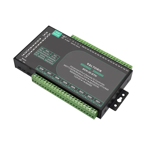 Industrial 8-Channel Ethernet Remote I/O Module & RS485 Gateway