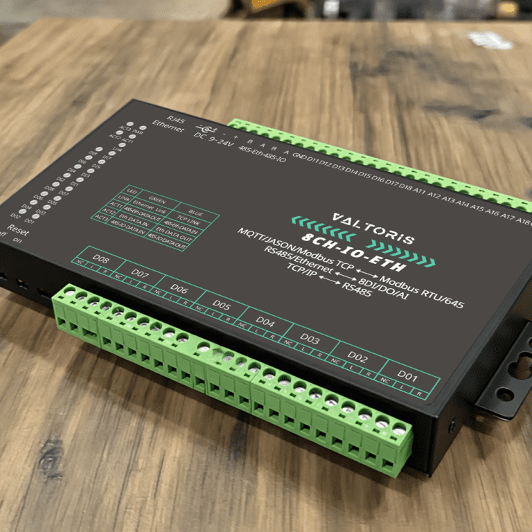 Полное руководство по удаленному контроллеру Ввода/Вывода Valtoris 8CH-IO-ETH: Эффективное управление DO с планированием JSON для промышленной автоматизации