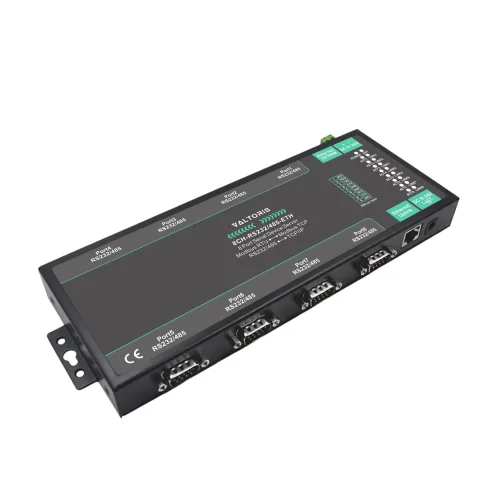 Servidor de Dispositivos en Serie Industrial 8 Puertos | Convertidor RS232/485/422 a Ethernet, Módulo TCP/IP a Serie con Dos Puertos Ethernet