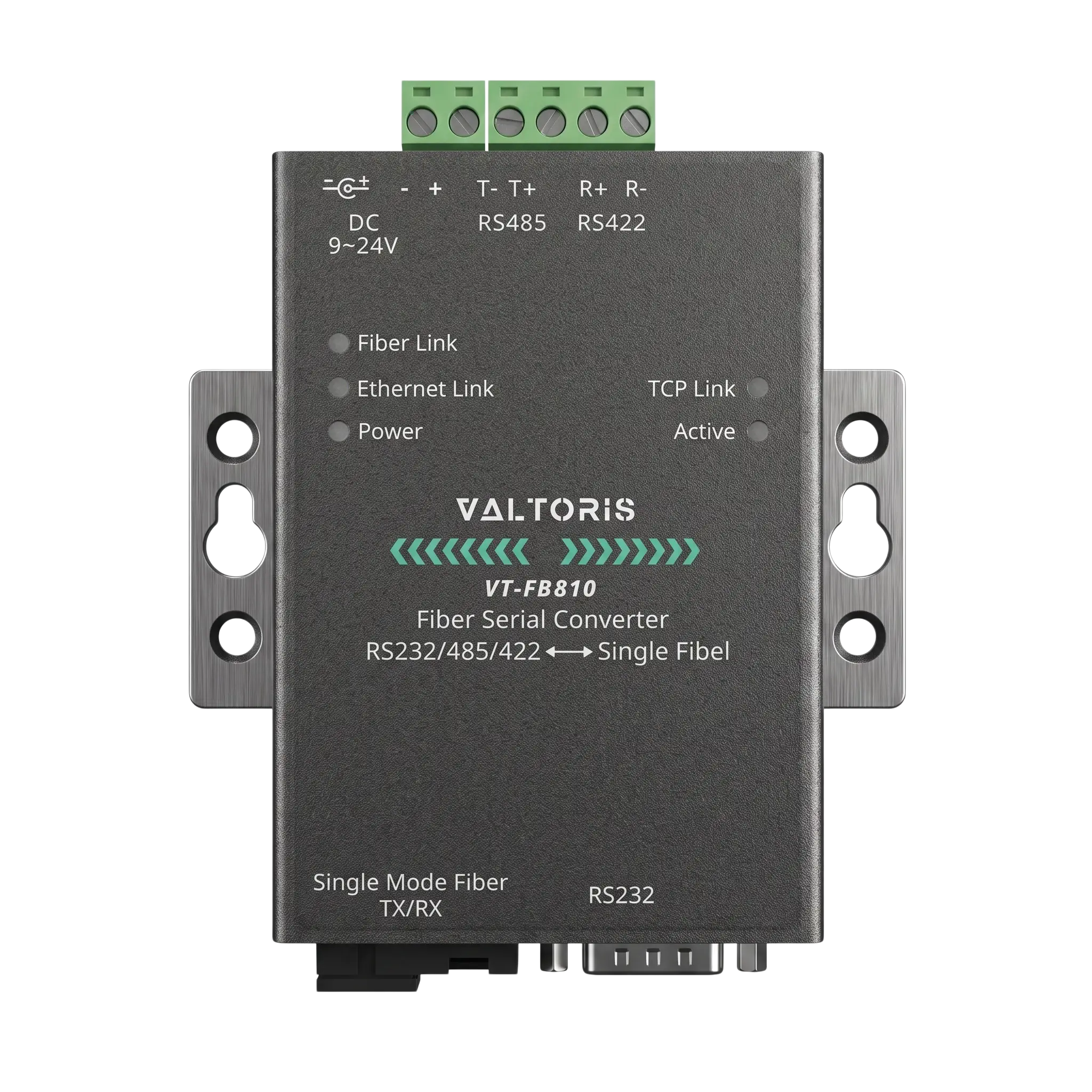 Industrial Serial Fiber Server & TCP/IP Edge Device | Valtoris
