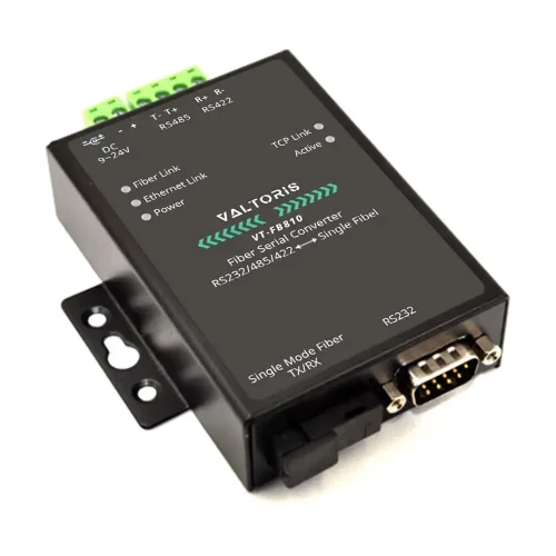 Industrial Serial Fiber Server & TCP/IP Edge Node