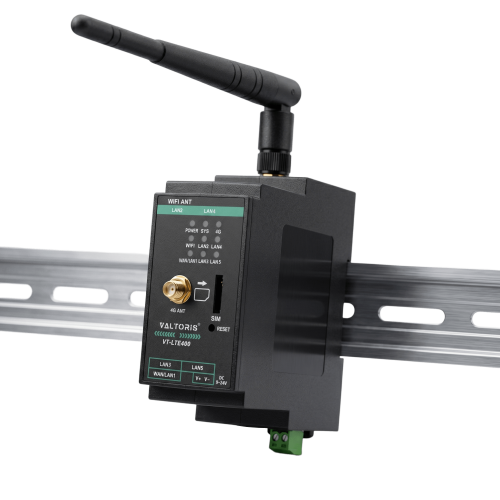 Valtoris Industrial 4G WiFi Router - DIN Rail LTE Router с SIM-слотом, 5-ch Ethernet Ports, поддержка VPN протоколов