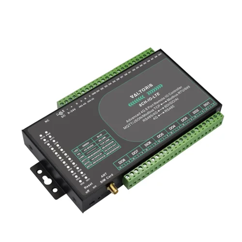 Industrial 8-Channel 4G LTE I/O Controller | MQTT Modbus Gateway