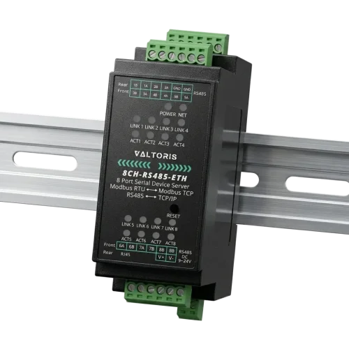 DIN-рейка 8 портов RS485 в Ethernet | RJ45 в последовательный адаптер