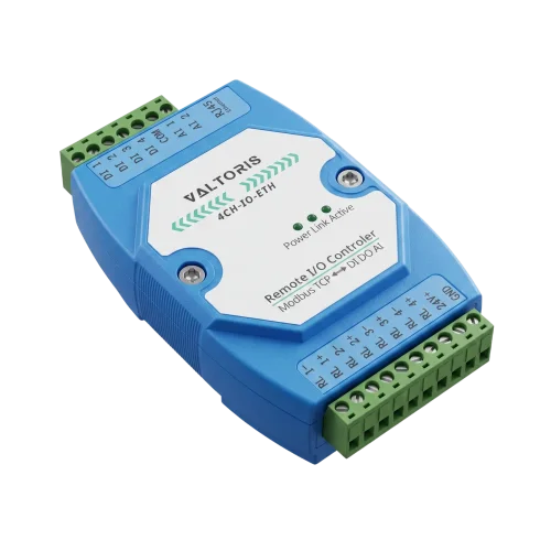 Промышленный модуль ввода/вывода 4-Ch Ethernet (4DI/2AI/4DO) и шлюз Modbus