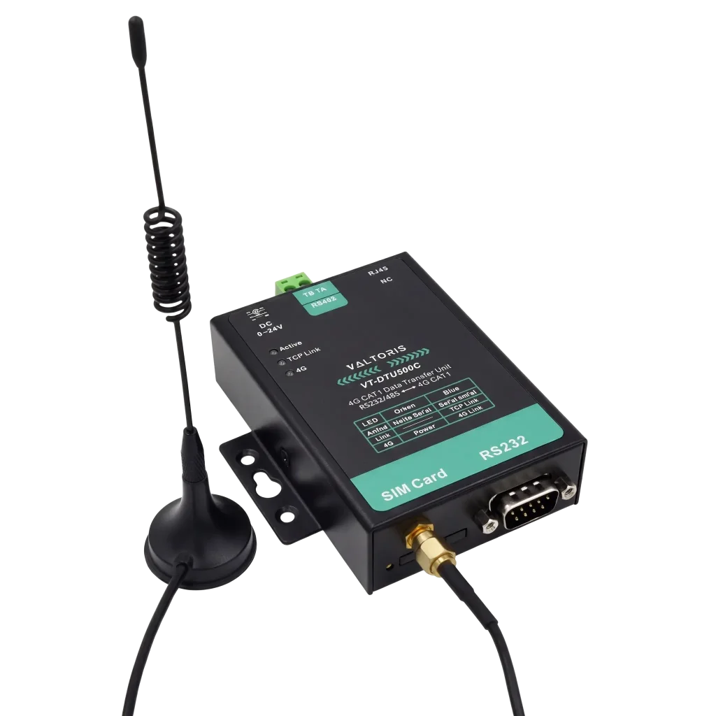 Módem celular industrial 4G LTE Cat.1 (RS232/RS485)