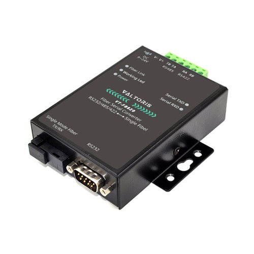 Industrial Serial to Fiber Media Converter & RS485 Extender