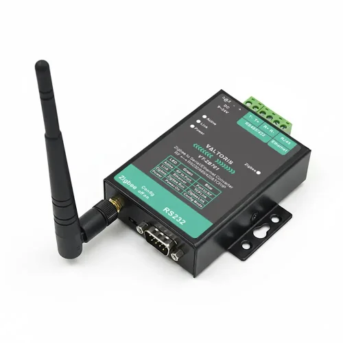 Промышленный шлюз Zigbee в Ethernet, преобразователь протокола RS485/RS232/RS422 в ZigBee от Valtoris