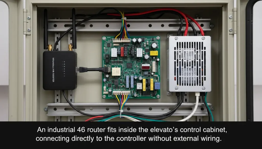 industrial 4G router for elevator monitoring