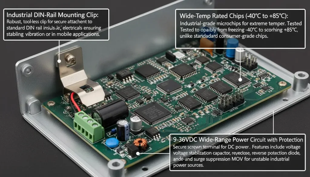 the internal printed circuit board PCB