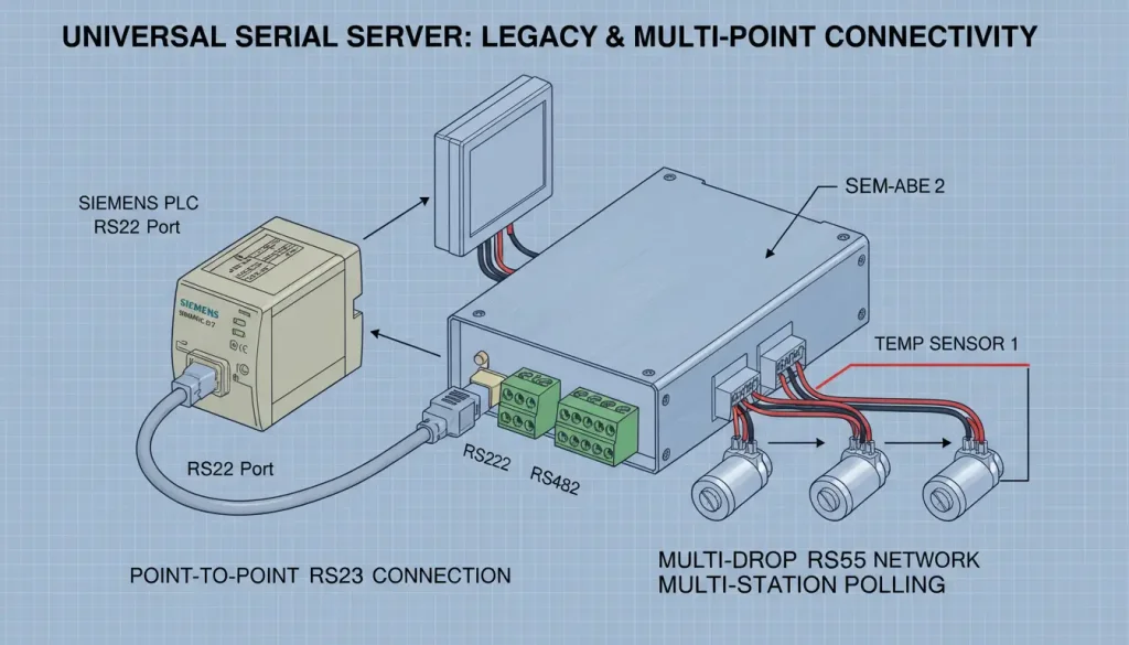 Serial Port to Ethernet Converters