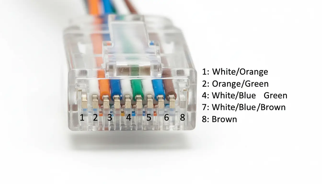 rs232 to ethernet cable pinout​