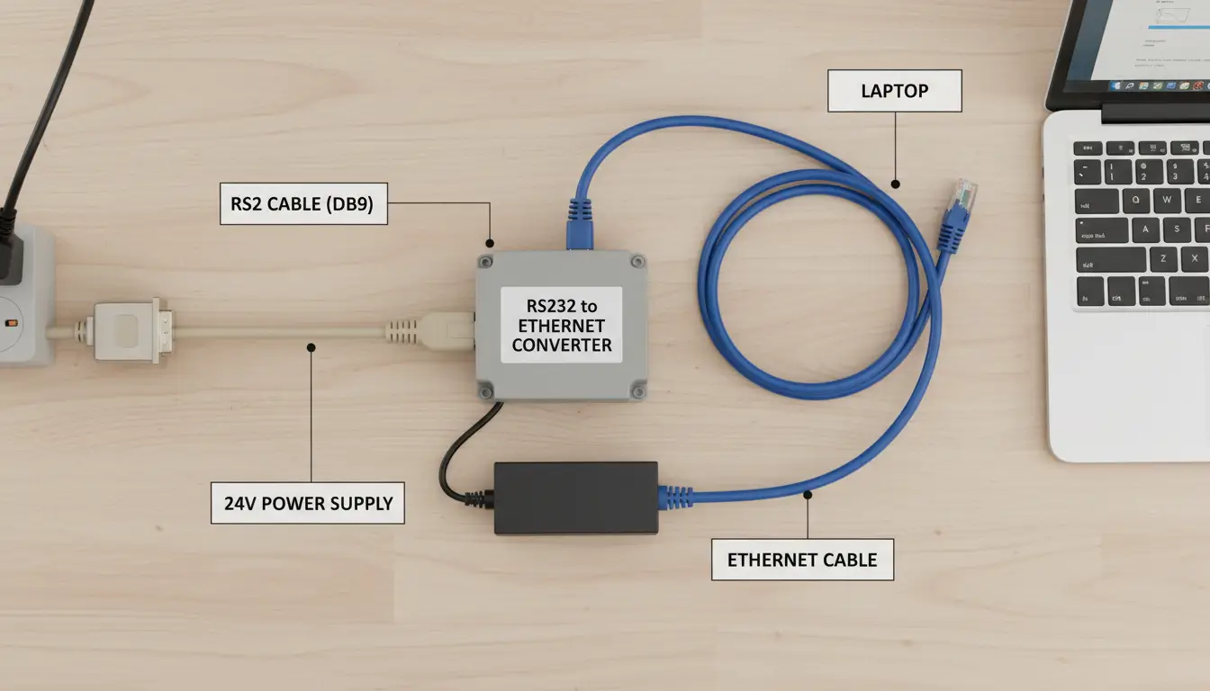 RS232 to Ethernet