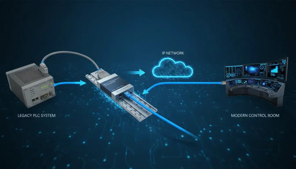 how to convert rs232 to ethernet P1
