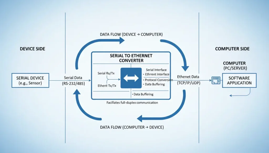 serial to Ethernet converter