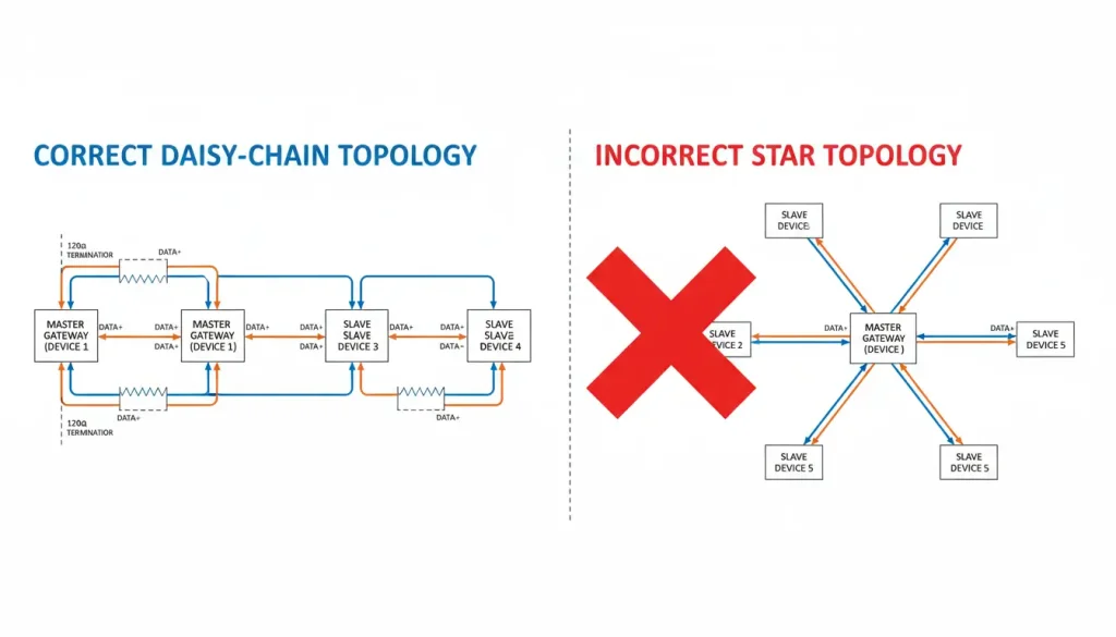 Modbus RTU to TCP Gateway