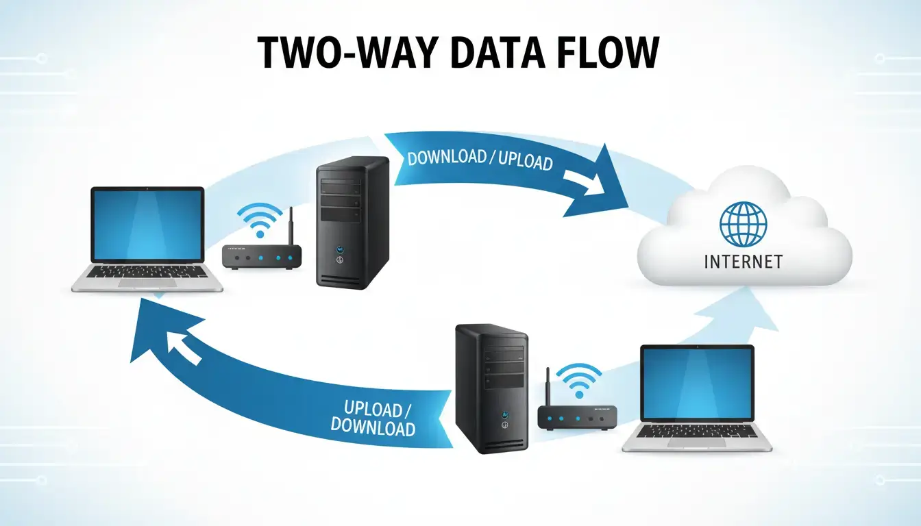 Two way flow diagram