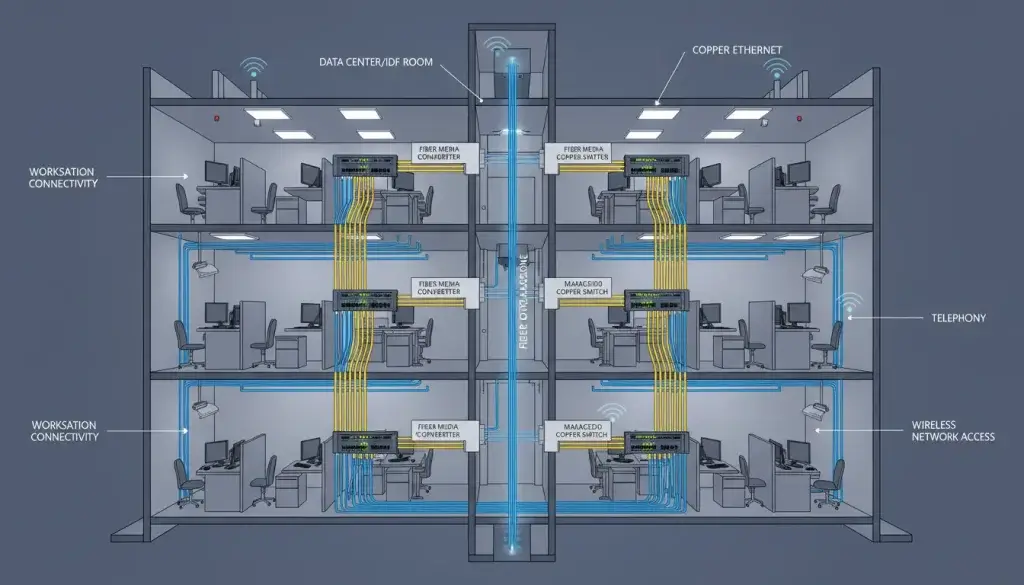 a building s internal network infrastructure