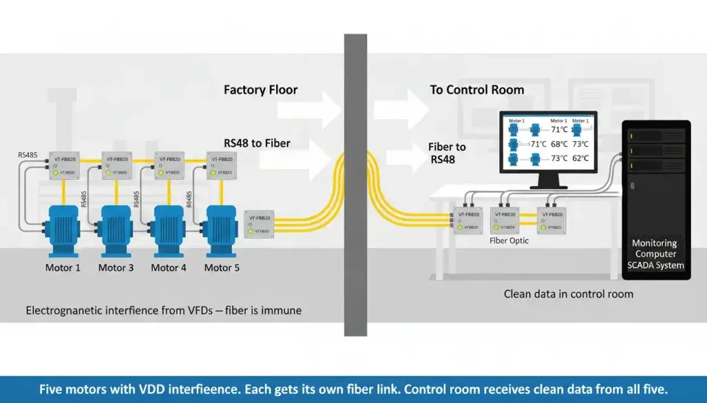 serial to fiber converter