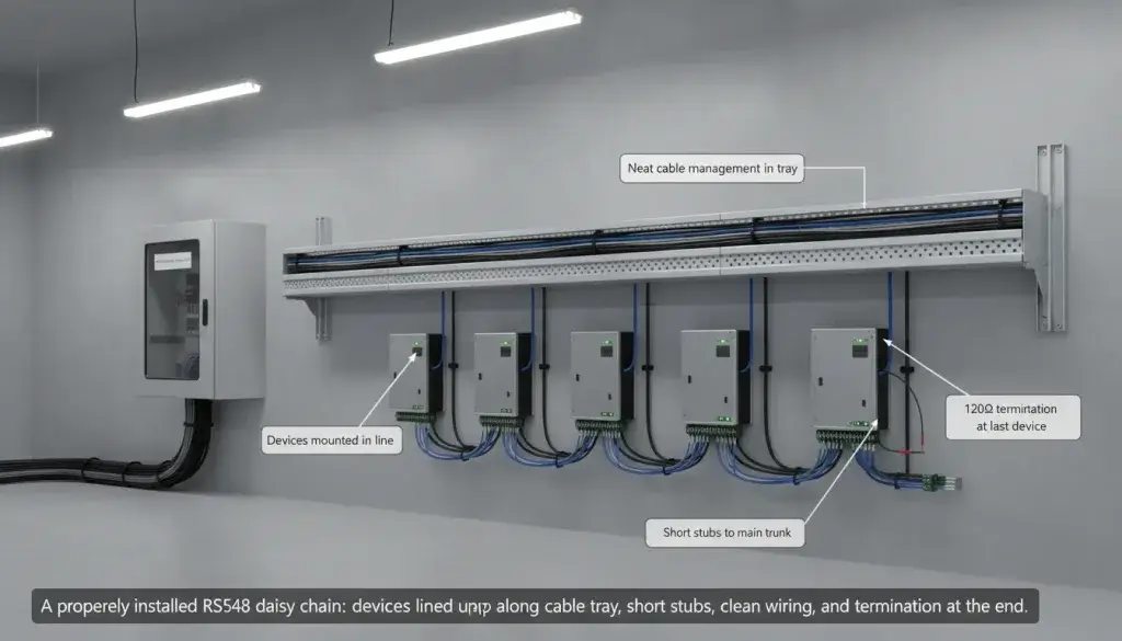 a professional industrial installation