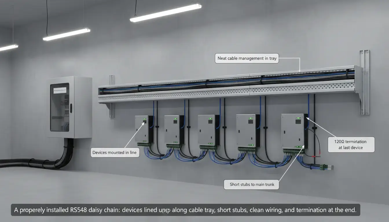 a professional industrial installation
