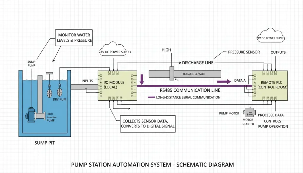 modbus rtu io module P3