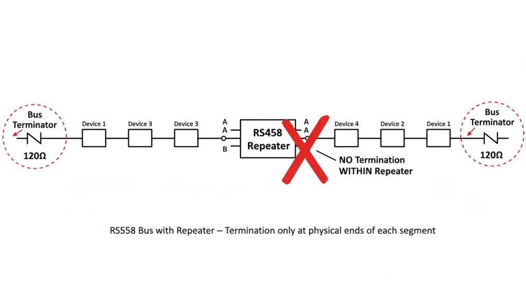 RS485 Repeater Wiring