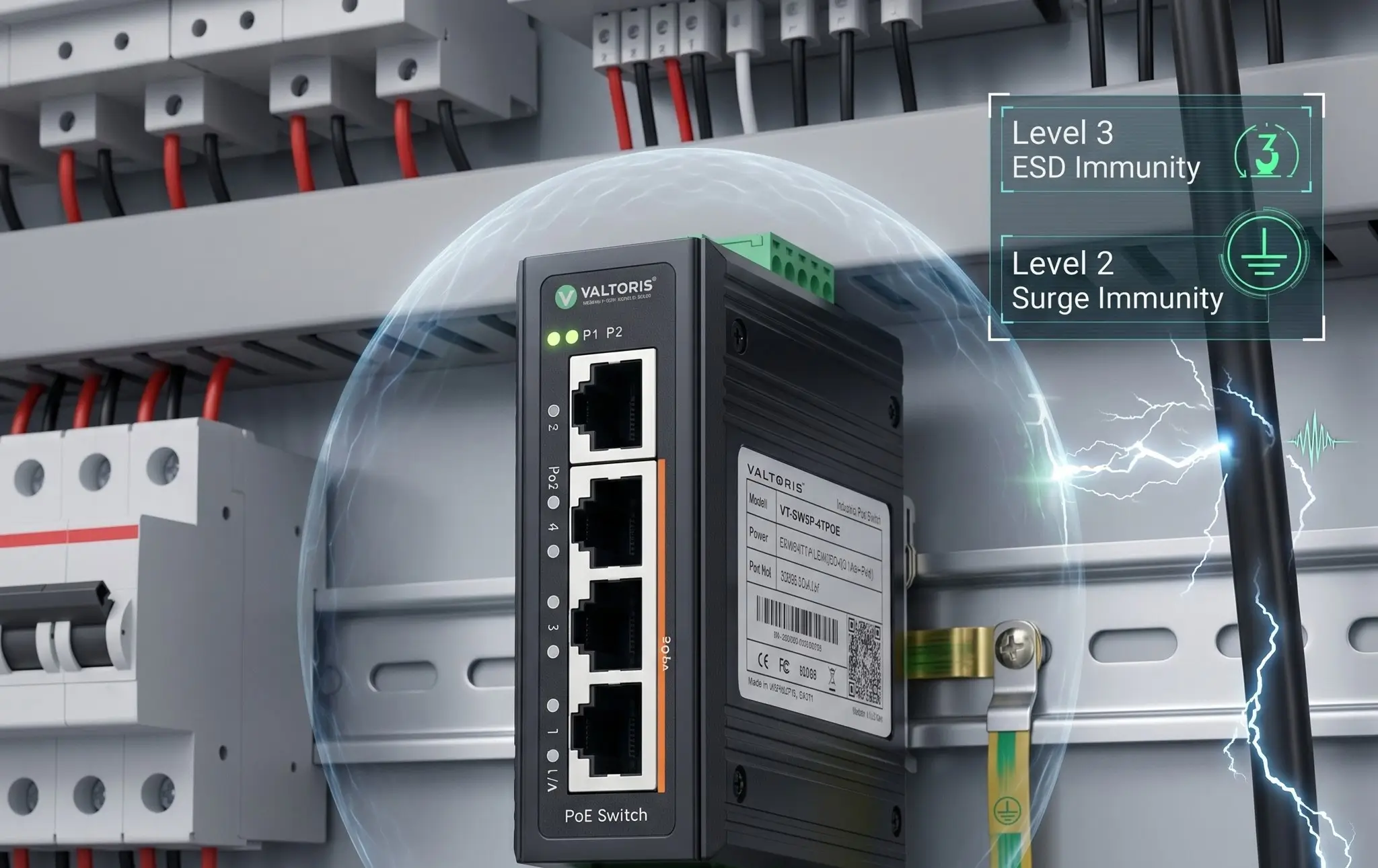 Power redundancy and EMC protection