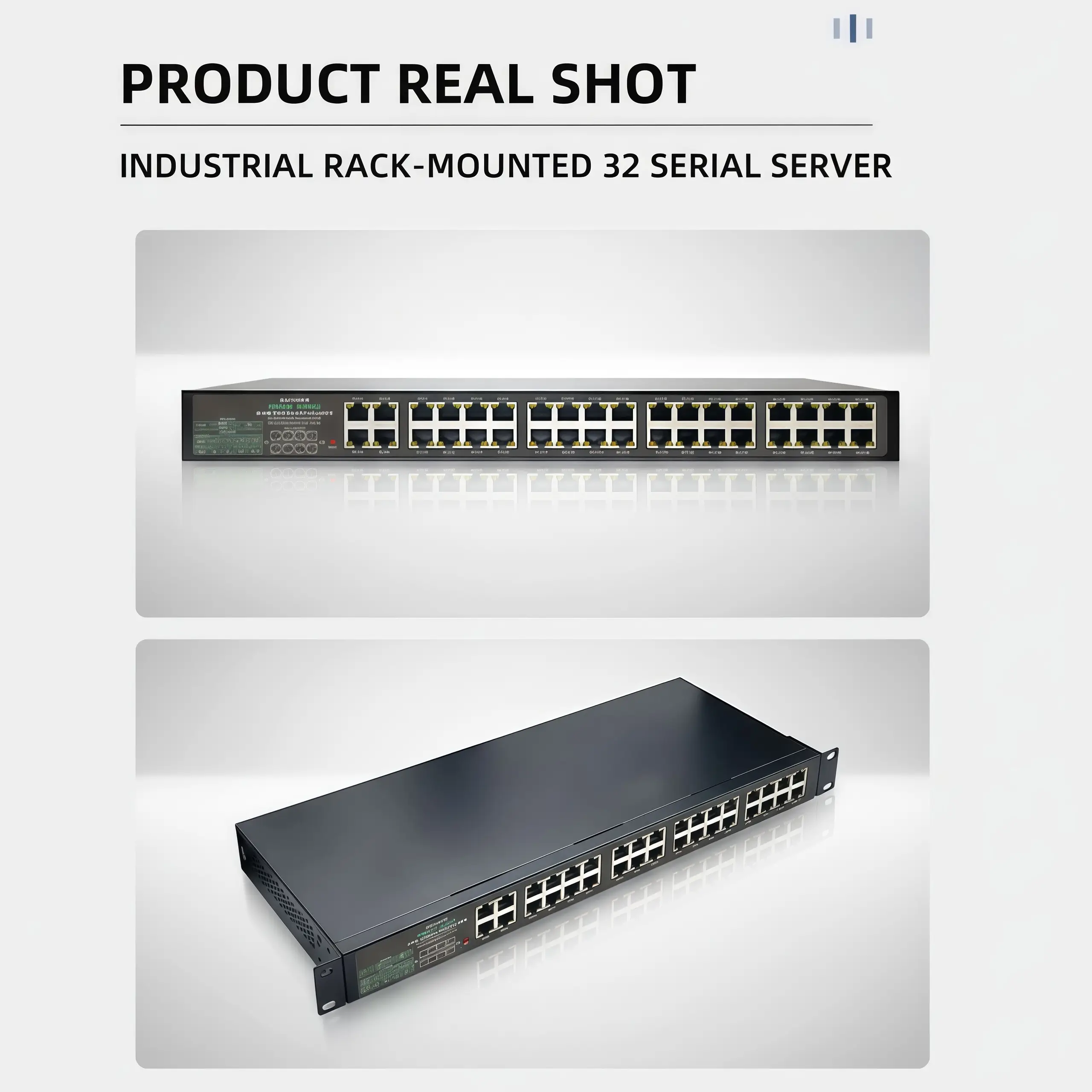 32-Port Serial Server real shot front view