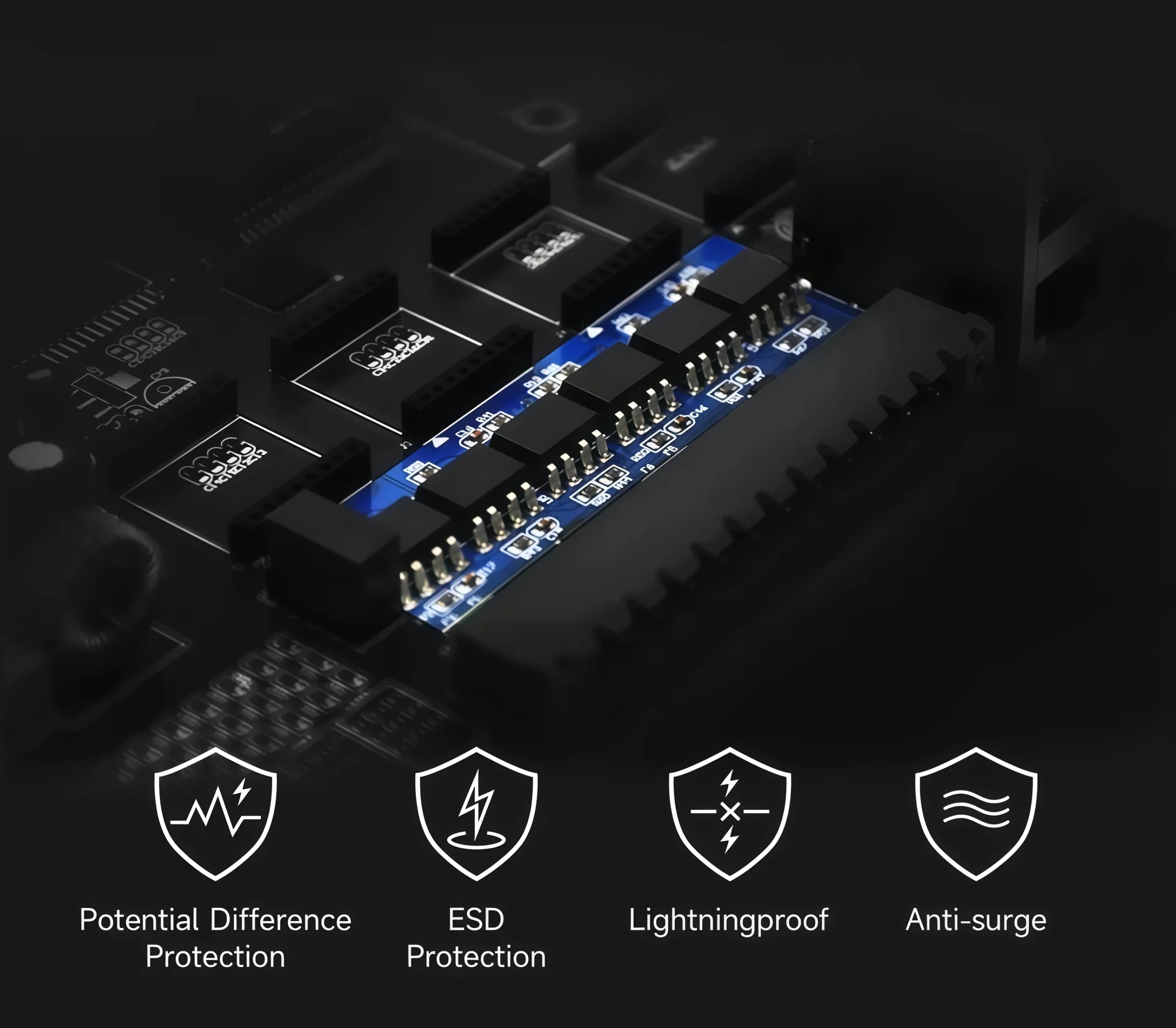 Industrial isolation protection photoelectric circuit