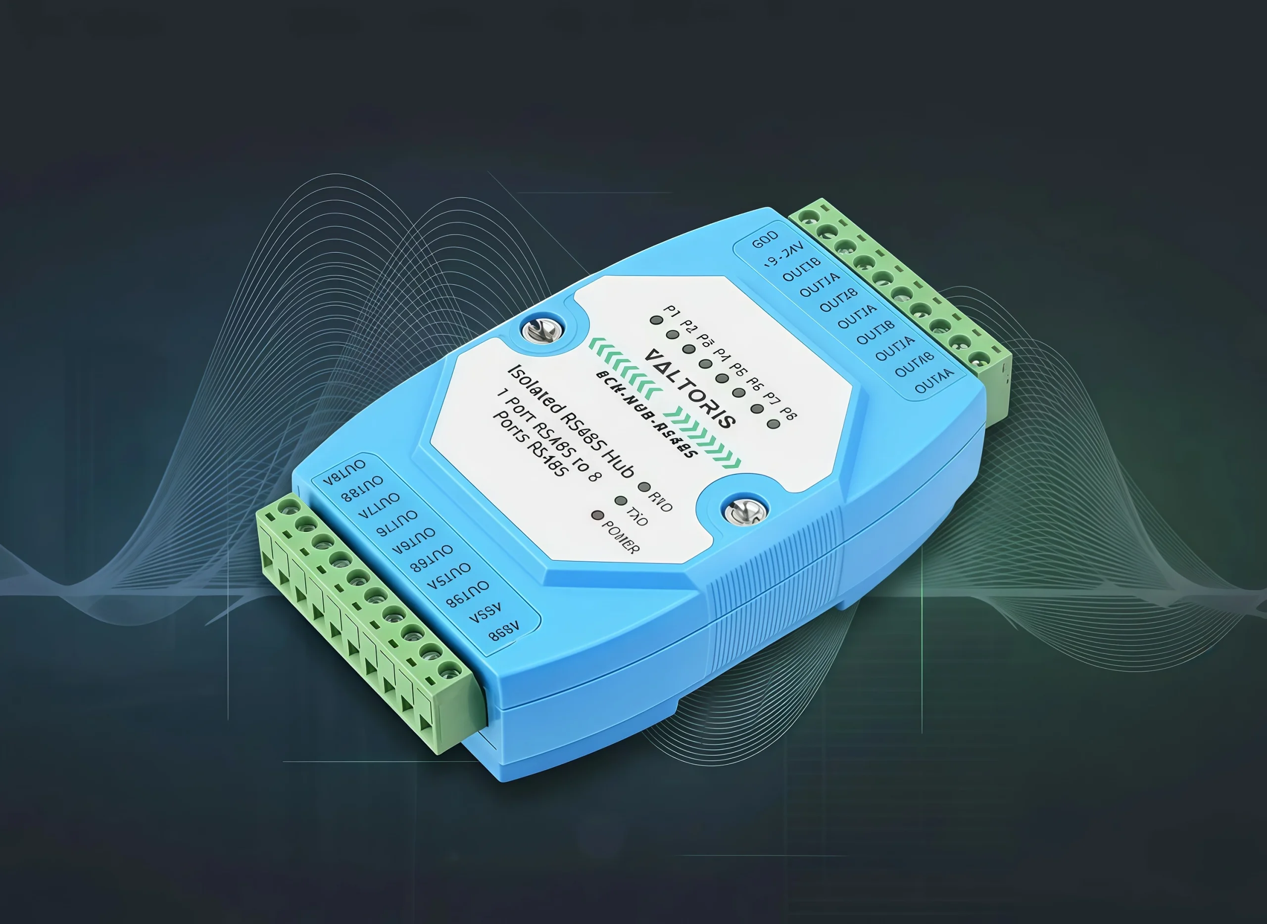 Wide baud rate range 300 to 460800 bps self-adaptive