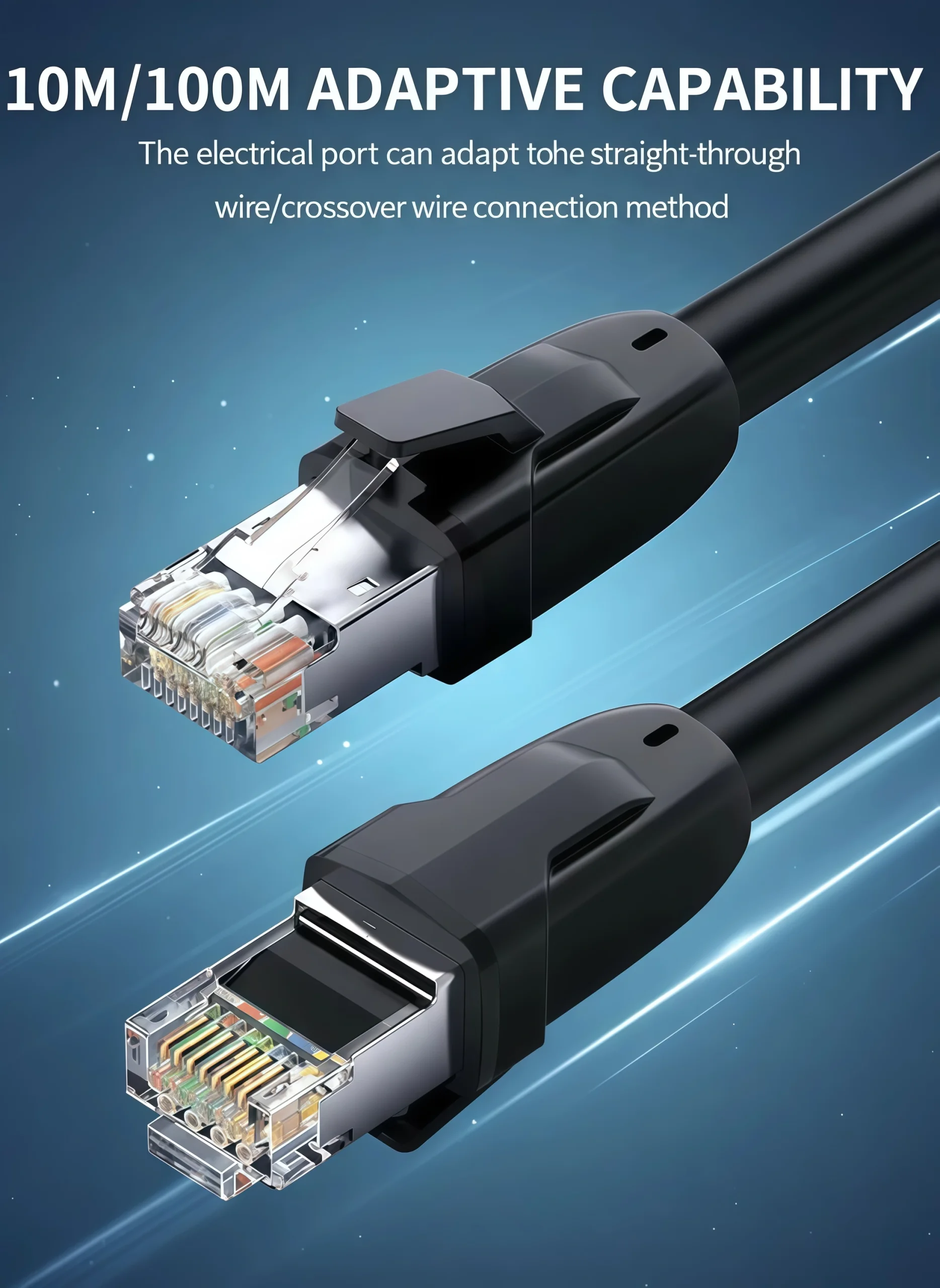 10M 100M Adaptive Capability Ethernet Port
