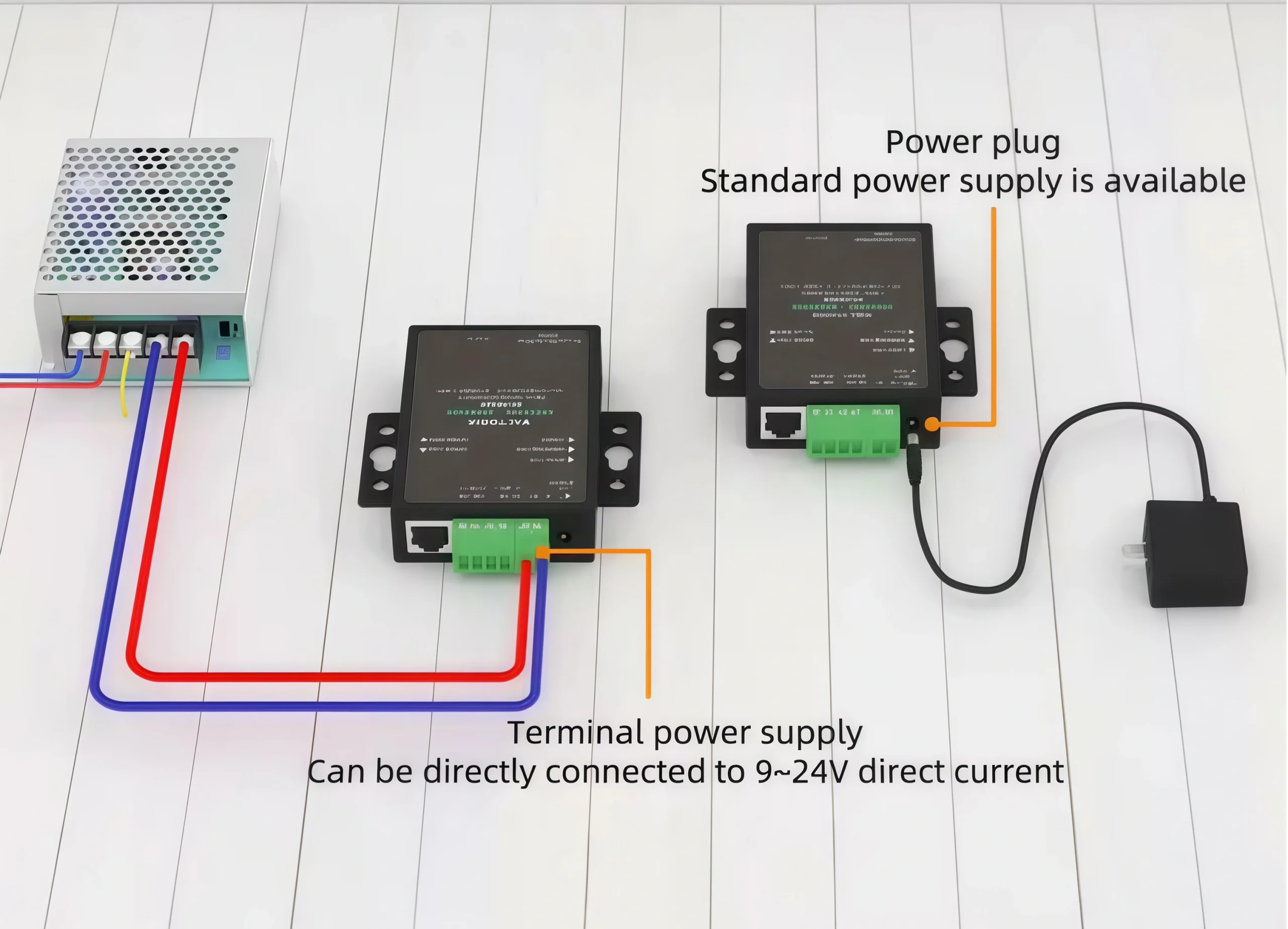 Power plug Standard power supply and Terminal power supply