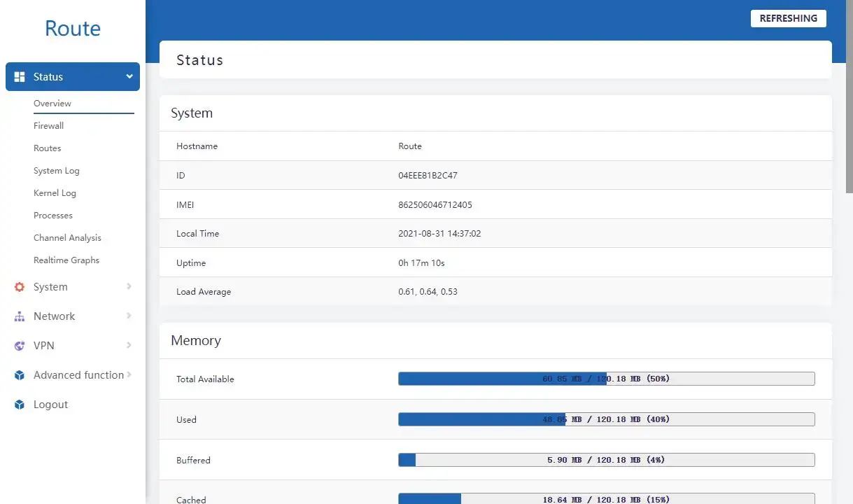 Web Configuration Interface